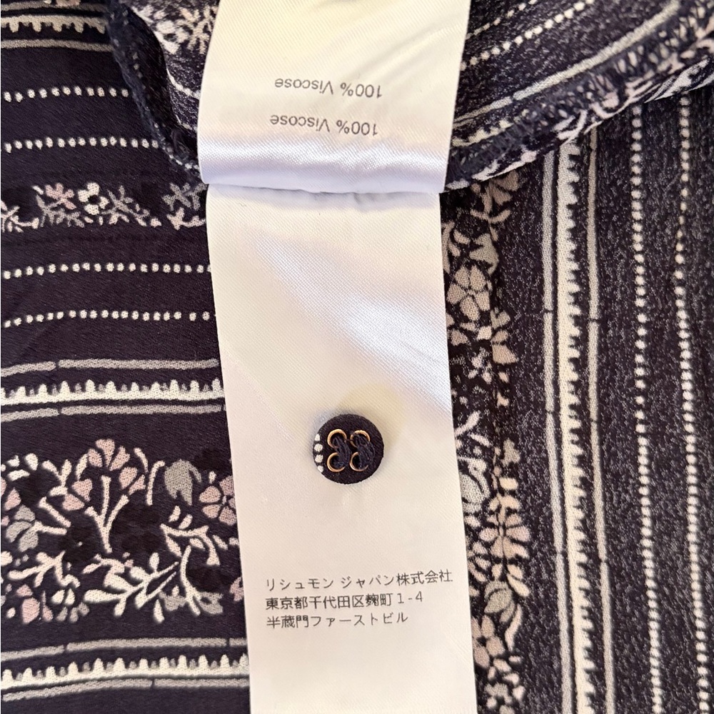 See By Chloe Dress Florence Tie-detailed Flora Crepe De Chine Maxi Dress size 2 - Picture 14 of 16